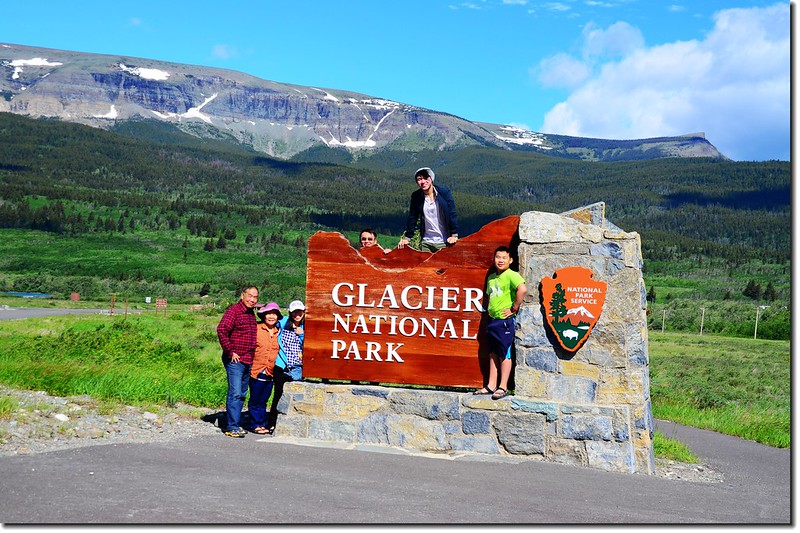 Glacier National Park  sign 2