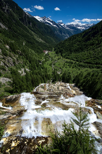 waterfall waterfalls mountains mountain alps italy dip dive water river green woodland stream spring springs height plunge stones rocks wet tourism