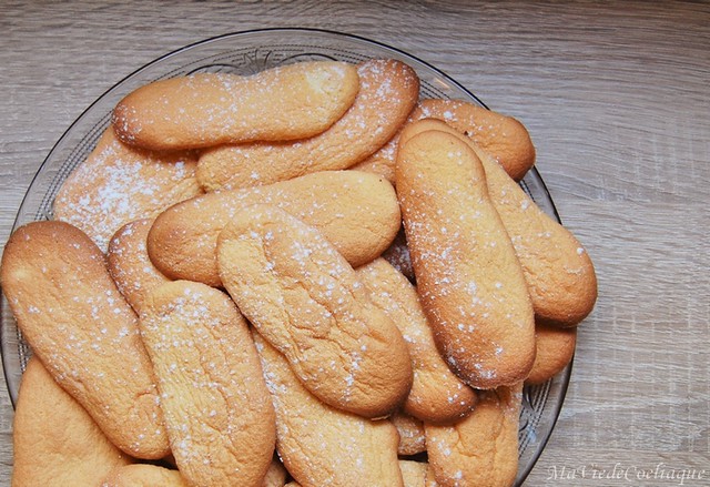 Biscuits cuillère sans gluten boudoirs