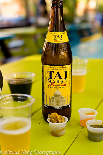 Taj Lager Beer and Condiments - Indigo, Washington DC