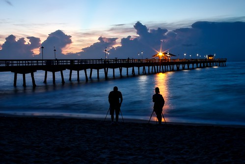 photographers lauderdalebythesea commercialpier fortlauderdaleflorida sunrise sunrisephotographers silhouette pier