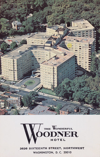woodner postcards washington washingtondc sixteenthstreet apartments hotels