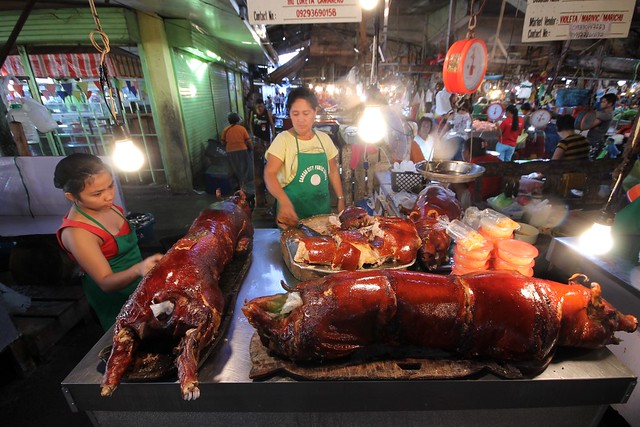 Lechon Stall in Carcar, Cebu