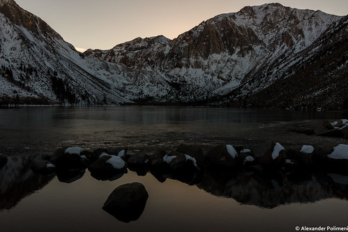 convict lake mountain dark sunset dusk canon sl1 california sierra nevada bridgeport