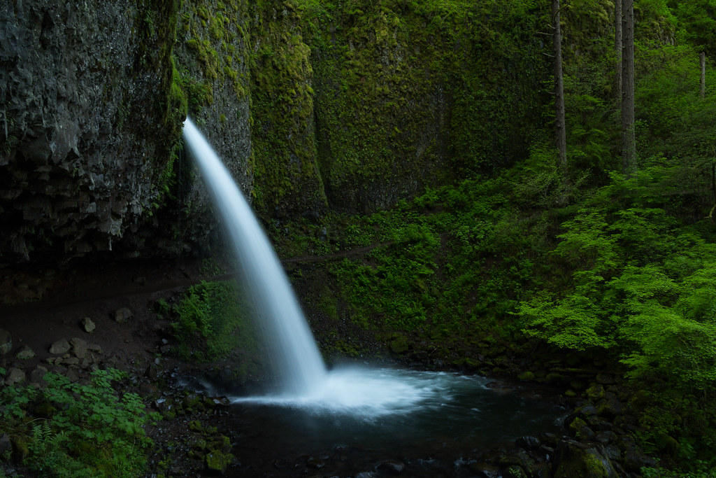 Upper Horsetail Falls in the Columbia River Gorge