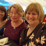 The glittering awards ceremony for The Pride of Rugby Awards was the perfect excuse for Rugby Myton Hospice volunteer Maria Smith to get all dressed up and enjoy an evening out.