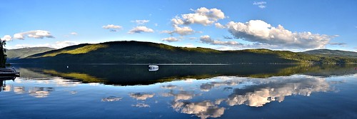 nikond7000 nikkor18to200mmvrlens canada bc britishcolumbia shuswaplake stives lake panorama landsape reflection