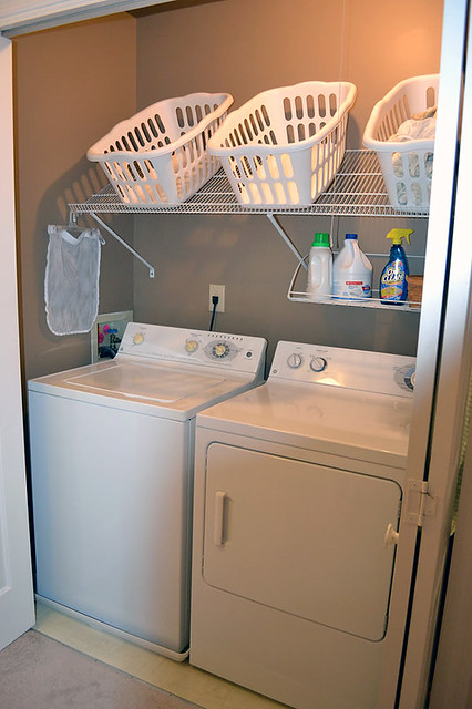 10 Awesome Ideas for Tiny Laundry Spaces
