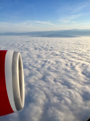usa travel appleiphone6 california sky clouds viewfromplane sunrise