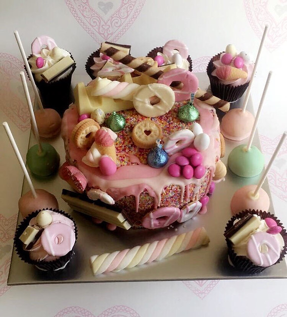Rainbow Cake by Zenhab Zafar of Zenica Bakes