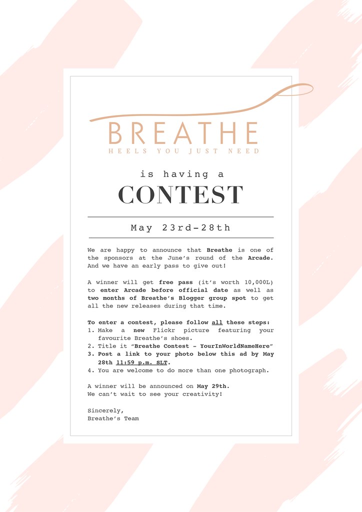Win Arcade early access and Breathe's Bloggers Group spot for 2 months! - SecondLifeHub.com