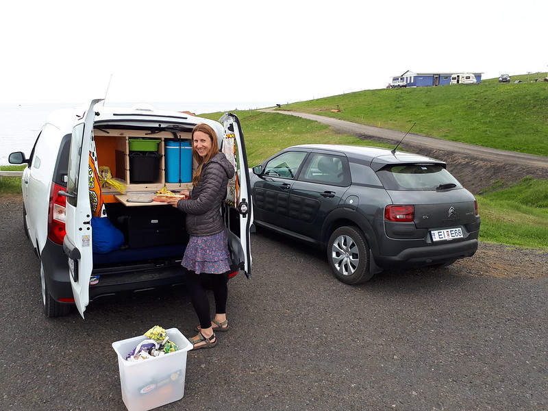 Hiring a campervan in Iceland – Go Campers Iceland review - Campervan lunch stop