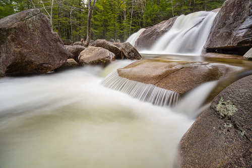 dianasbath waterfall northconway newhampshire usa unitedstates outdoors nature landscape longexposure water spring rocks nikond610 nikon bwfilters leefilters tscolors
