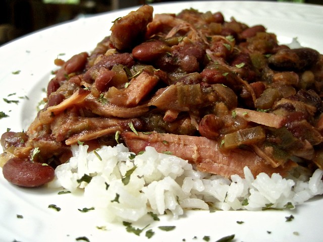 Cajun-Style Red Beans with Ham