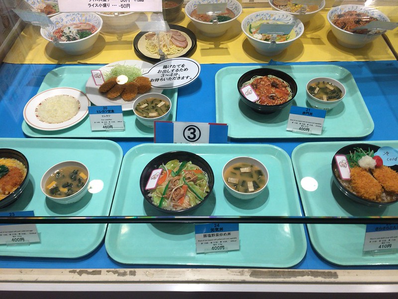 本郷東大中央食堂サンプル丼モノ
