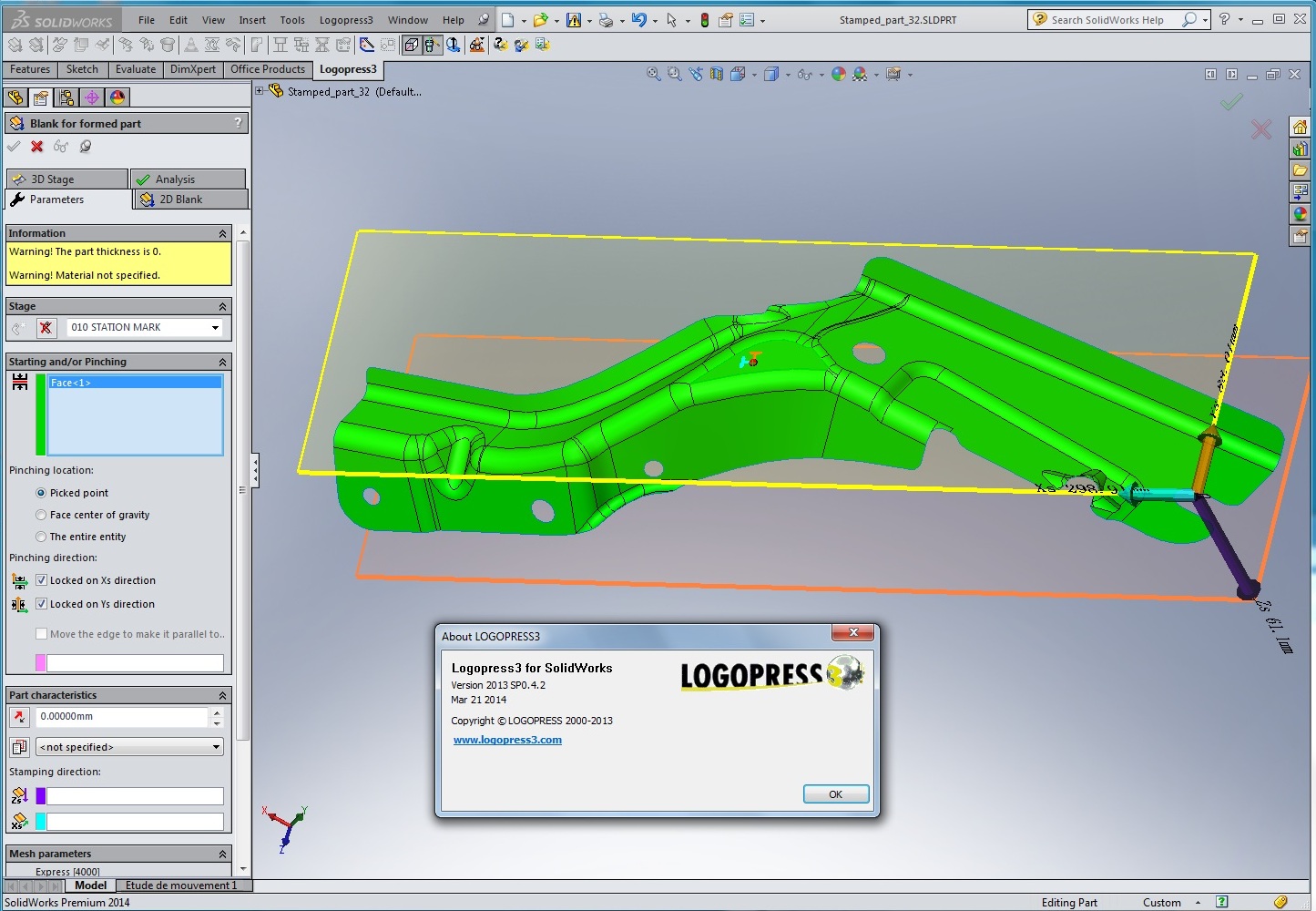 Design with Logopress3 2013 SP 0.4.2 for SolidWorks 2012-2014 x86+x64 full