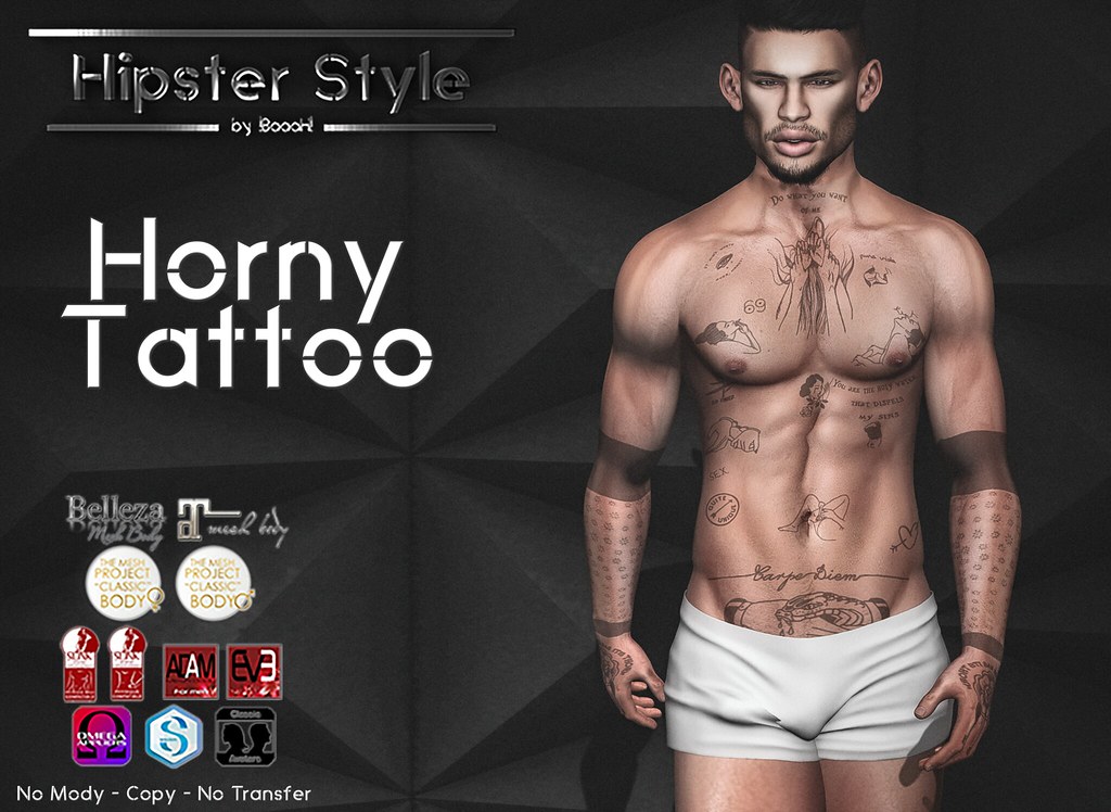 [Hipster Style] Horny Tattoo up - SecondLifeHub.com