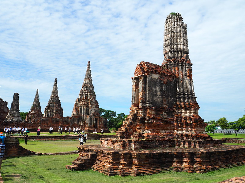 P6222594 ワット・チャイワッタナーラーム(Wat Chaiwatthanaram) thailand タイ 世界遺産 アユタヤ
