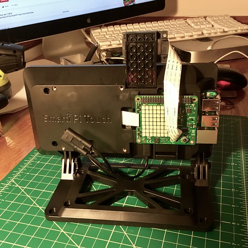 Pi camera mounted to LEGO from back