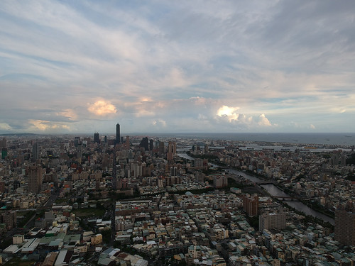 高雄市 都市環境景觀 空中攝影 都市景觀 aerial aerialphotography 臺灣 clouds sunset sky
