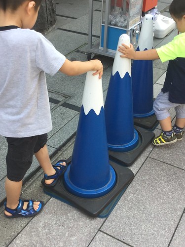 Mt. Fuji traffic cones