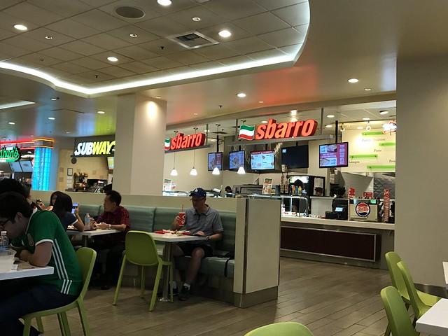 Bally's fast food area,  Sbarro