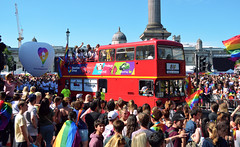 LONDON, LONDRES / Trafalgar Square, LGBT Parade 2017