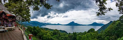 lakeatitlán volcano volcanoes view lookout clouds lightroom panorama