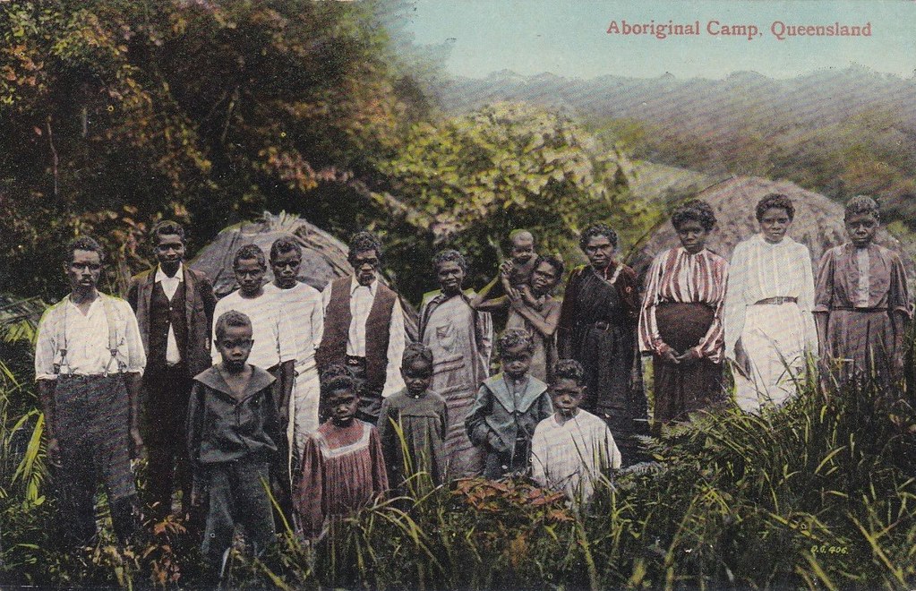 Aboriginal Camp somewhere in Queensland - circa 1910