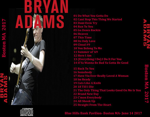 Bryan Adams- 2017-06-14 Boston MA  B