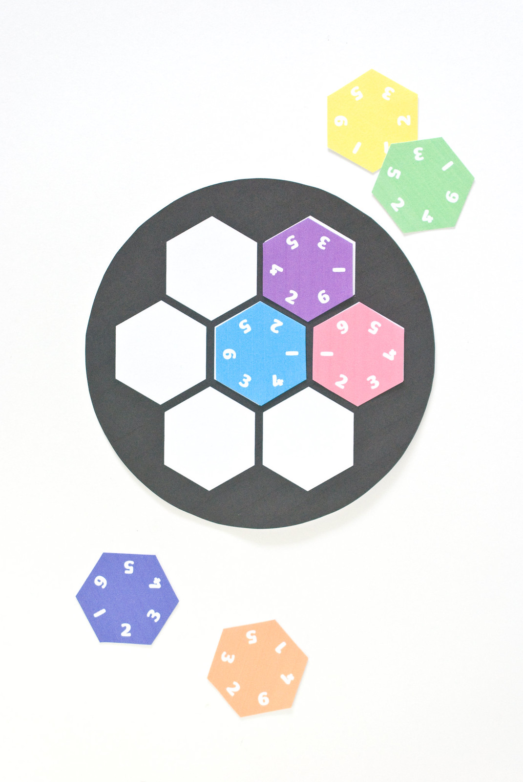 Printable Hexagon Puzzle