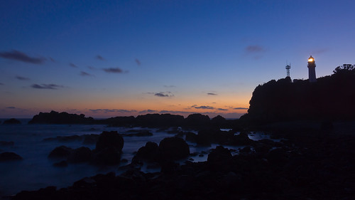 lighthouse cape sea sunset blue sony nex7 sel1670z 1670mm wakayama japan 和歌山 潮岬