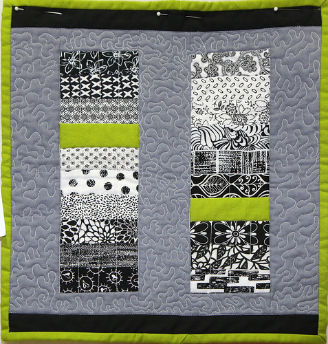 143: Black and White Plus Chartreuse—Diane Licholat-Surati
