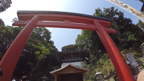 Torii gate signaling sacred space