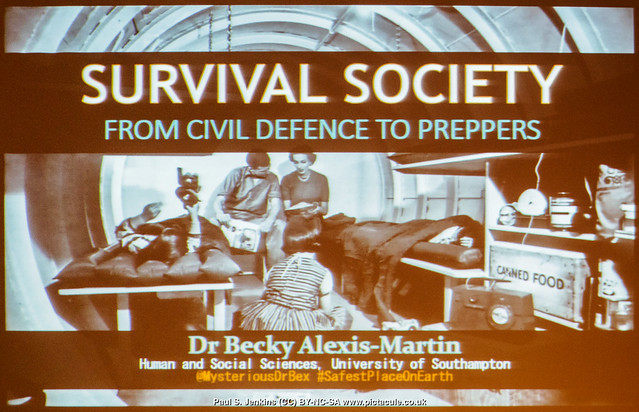 Survival Society: From Civil Defence to Preppers - with Becky Alexis-Martin at Winchester Skeptics, 25 May 2017