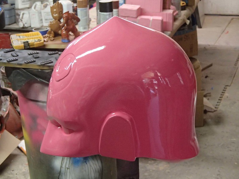 Lady Thor Helmet Left Side Shiny