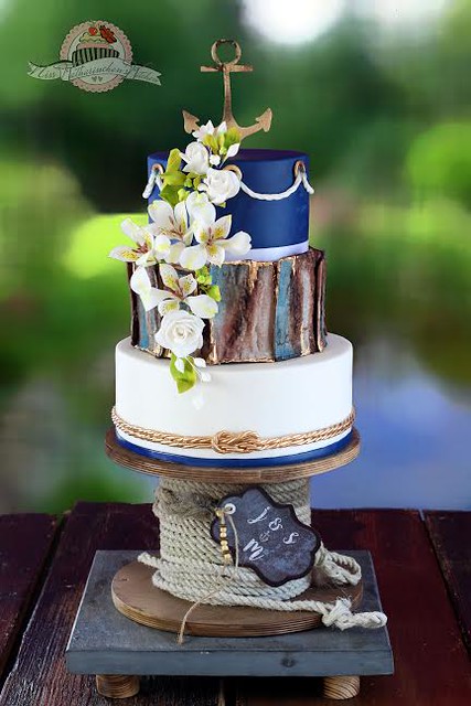 Anchor Wedding Cake by Katja Fischer