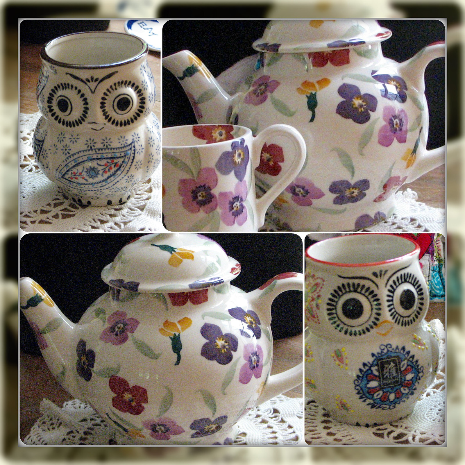 Mugs and Teapot