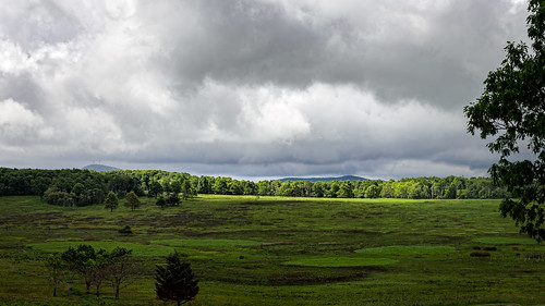 grass usa meadow landscape cloud nature tree sky bigmeadows panorama shenandoahnationalpark virginia mountain cloudy