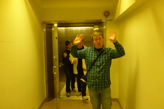 Alex in the KONE elevator