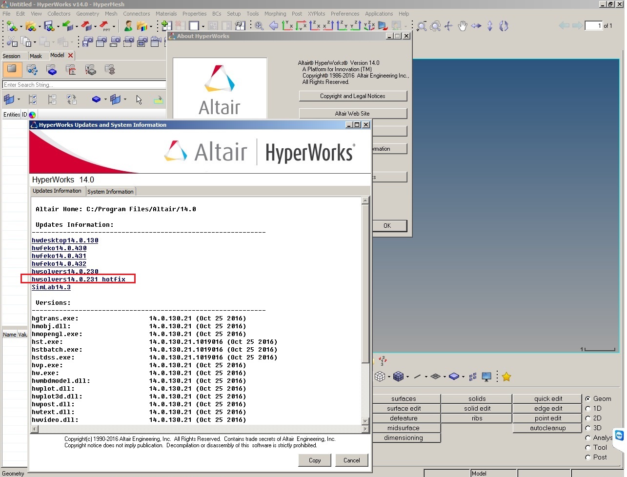 Altair HWSolvers 14.0.231 HotFix Win-Linux 64bit full crack