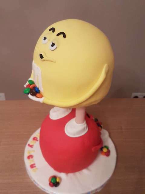 M&M Character Birthday Cake by Tadley's Bakes and Cakes