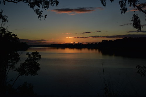 sunset cloud bluesky bundaberg gumtree mangrovetree water burnettriver queensland australia reflections nikon d7200 dusk twilight tamronsp2470mmf28divcusd 500v20f 1500v60f topf75