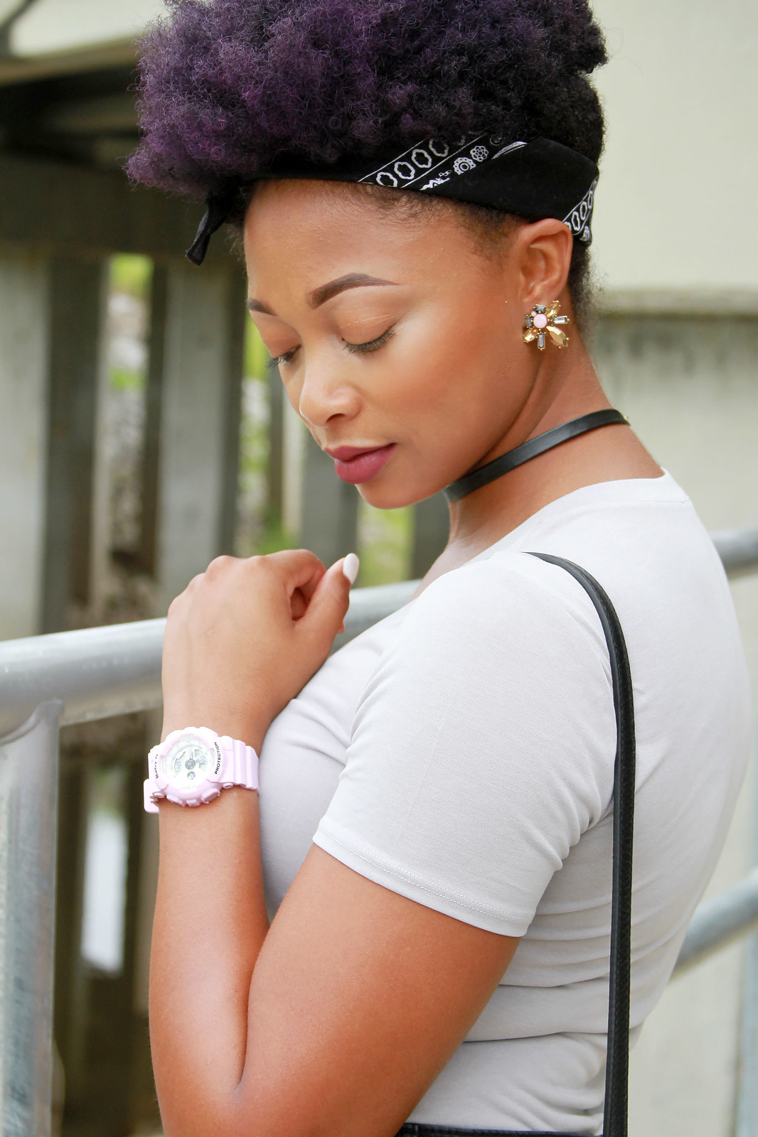 how to wear a baby g watch, Candace Hampton
