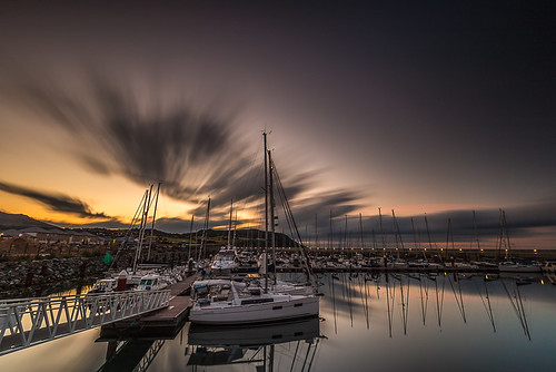 harbour greystones wicklow ireland clouds landscape longexposure canon wideangle boats yachts marina reflections