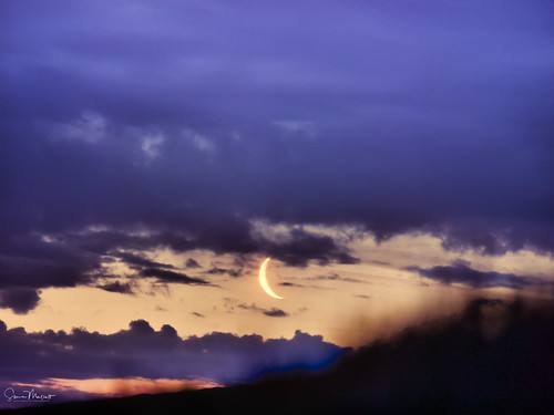 carningli crescent landscape moon moonrise mountains solsticemoonrise
