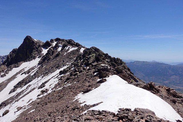 Monte Cinto, further along the ridge.