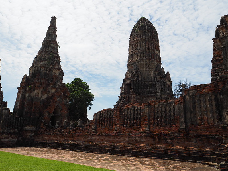 P6222627 ワット・チャイワッタナーラーム(Wat Chaiwatthanaram) thailand タイ 世界遺産 アユタヤ