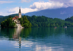 The island in Lake Bled