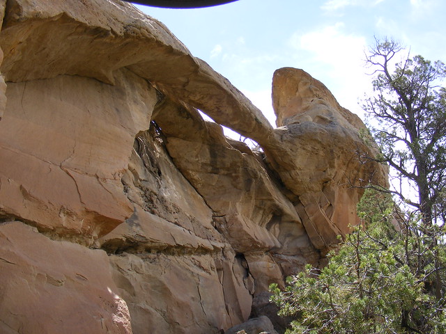 New Mexico Natural Arch NM-540 Salvador Canyon Double Arch